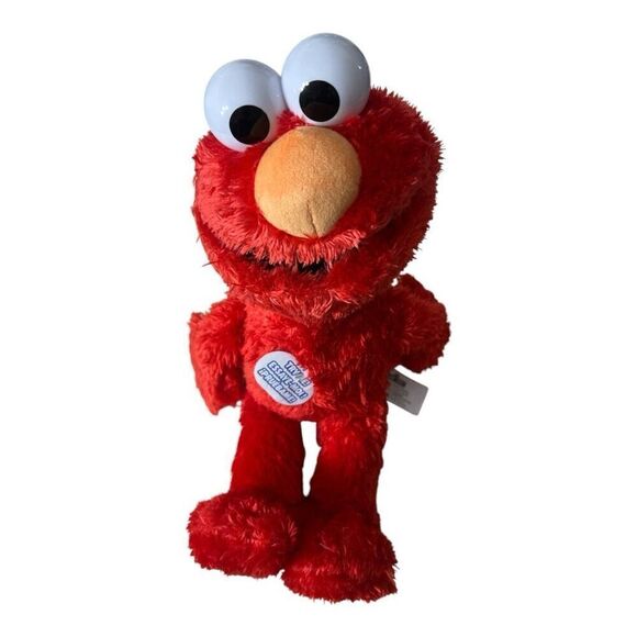 Sesame Street Tickle Me Elmo 13.5 Inch Plush Doll Laughs Wiggle Giggles Works - Picture 5 of 9
